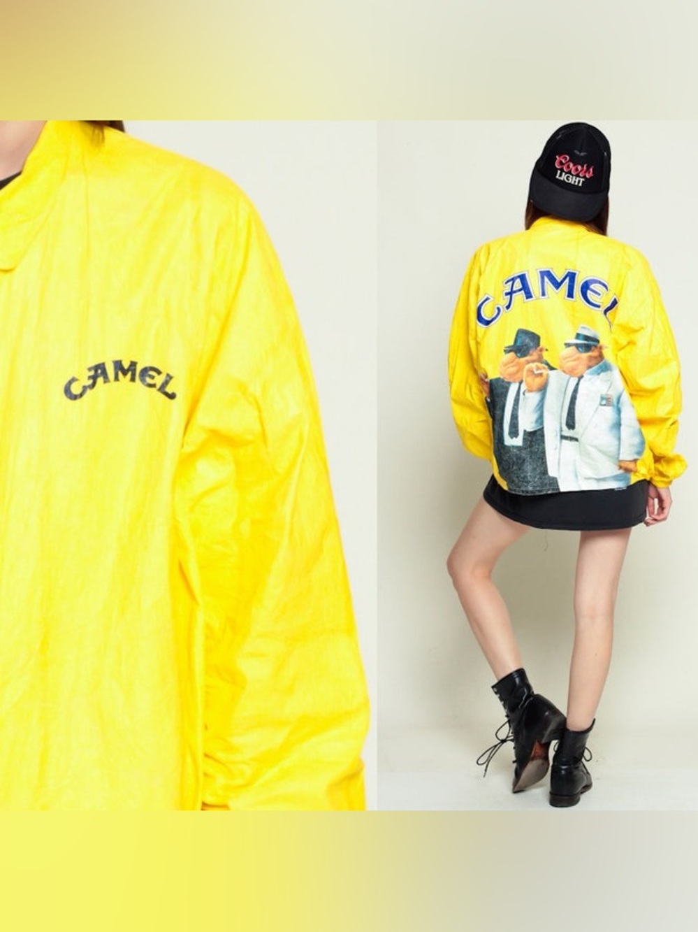 NWOT* VTG 90s Camel Cigarettes Tyrek Jacket sz XL